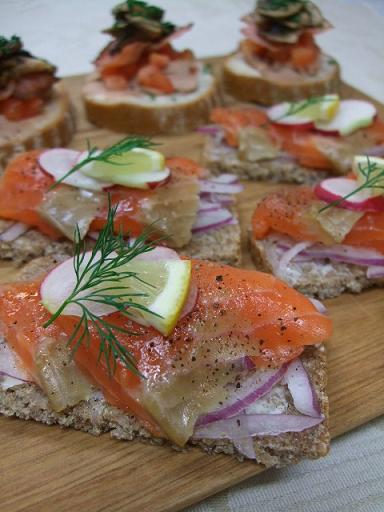 デンマーク風オープンサンド Weekend Table