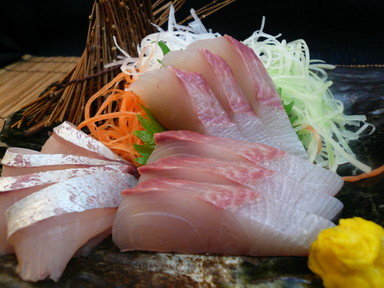 ヒラマサの刺身 魚と野菜と私と和ノ香