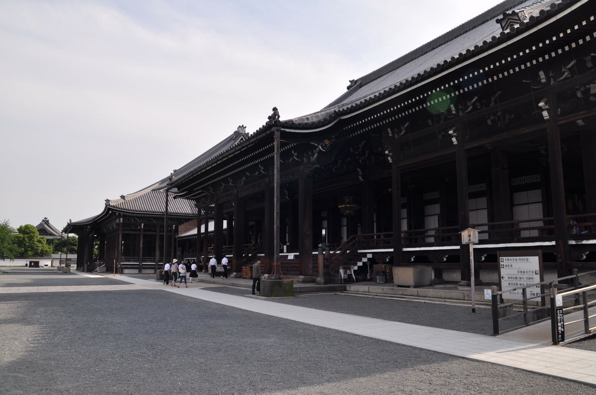 西本願寺と東本願寺 弁当持参 西本願寺と東本願寺 弁当持参