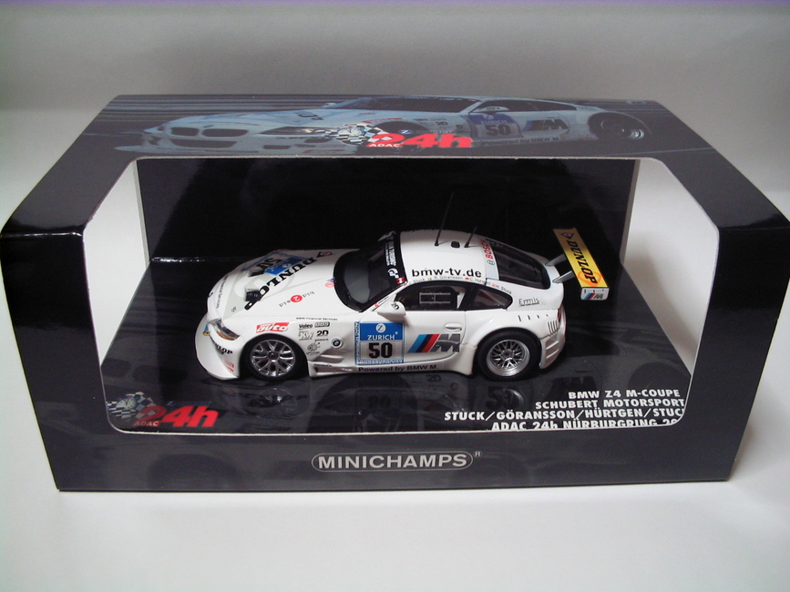 ミニカー BMW Z4 24h adac レア 1/43 ミニチャンプス - ミニカー