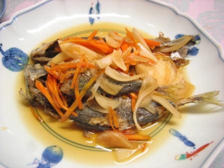 小鰺で南蛮漬け_d0031682_11185216.jpg