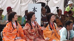 ２０１０あづち信長まつり　本番その５　安土城跡会場ステージ＆安土楽市_e0093407_11372221.jpg