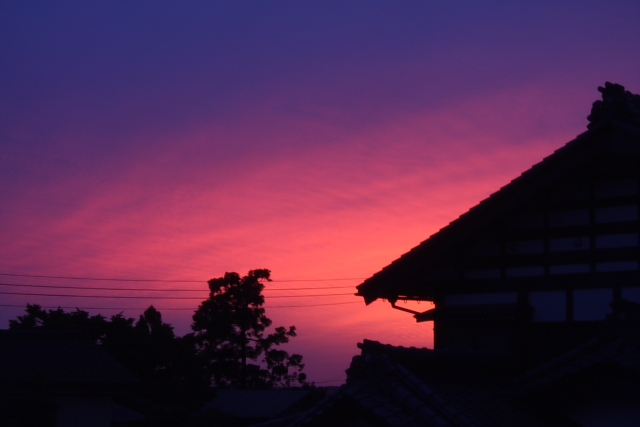 今日の夕焼け_e0179137_21273560.jpg