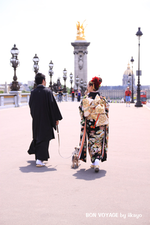 Paris Wedding 着物でパリ Bon Voyage Paris Wedding 着物でパリ Bon Voyage