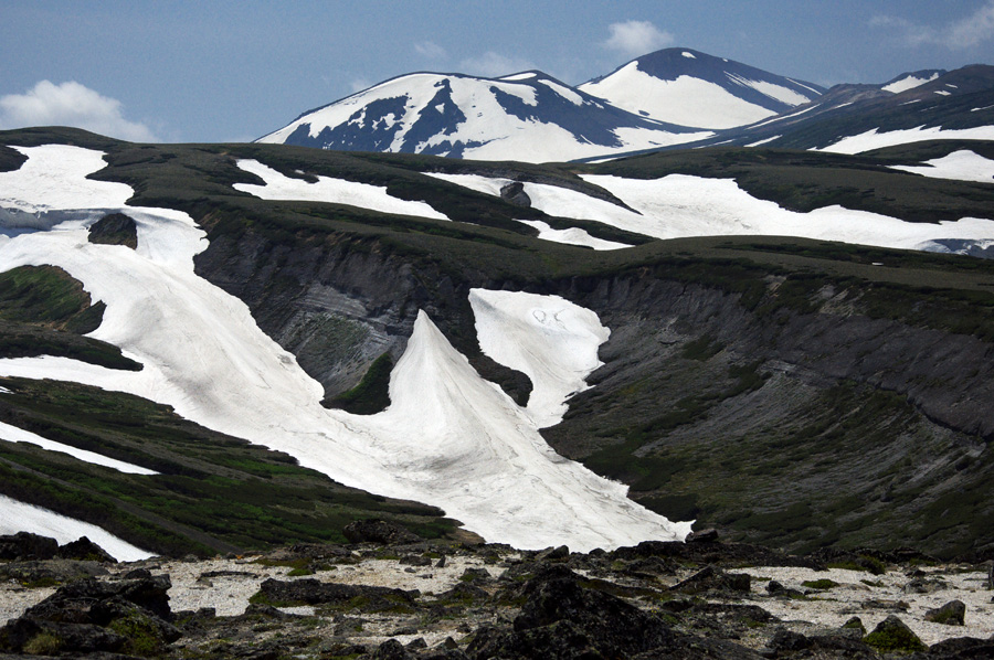 時、すでに遅し．．．赤岳から緑岳方面へ　　2010.6.26_f0200402_1325973.jpg