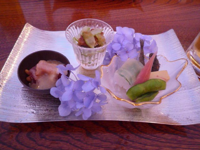 さつきさんのお料理と綺麗な夕暮れの景色_f0181251_15374891.jpg