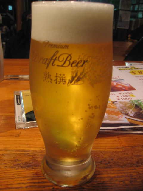 夏、暑い、ビール・・・枝豆!?_f0104159_943481.jpg