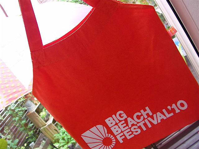 BIG BEACH FESTIVAL\'10オリジナルエコバック_a0136172_18352642.jpg