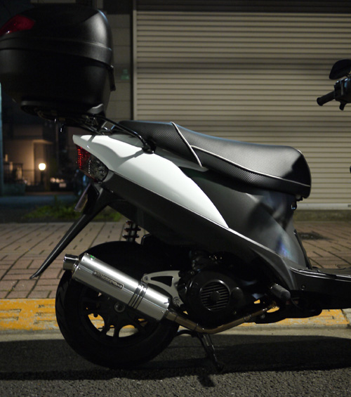 アドレスv125gv125s用sp武川ボンバーマフラー