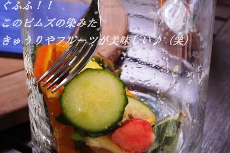 ひんやり♪オクラとエビの柚子胡椒だし茶漬け_d0104926_4225319.jpg