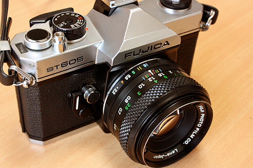 ☆FUJICA ST-605 & FUJINON F2.2 ～◇作例：「看板モノクロ編」 : 記録