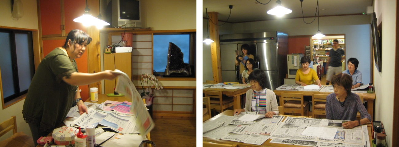 楽しくエコ!! 新聞バッグつくり_b0093221_2130324.jpg