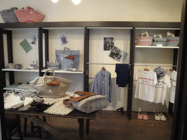 R & D.M.Co- gingham check展　と　朝市のお知らせ_b0124265_21383834.jpg