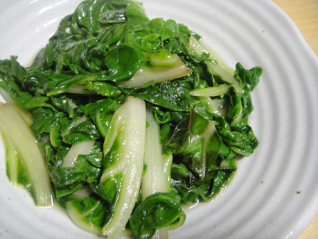 ふだん菜 うまい菜 のゴマ油炒め Gaiaの生産者ブログ しあわせ野菜パックレシピ