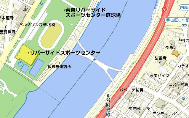桜橋 隅田川に架かる珍しいｘ字形の橋 なんだか知らないけど橋が好き
