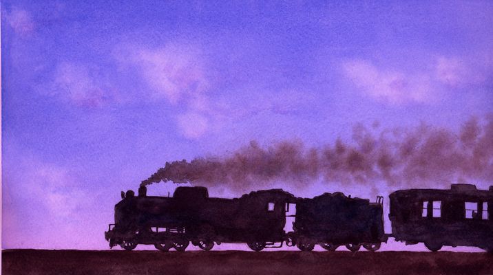 夕暮れの汽車ぽっぽ 彩りの日々 夕暮れの汽車ぽっぽ 彩りの日々
