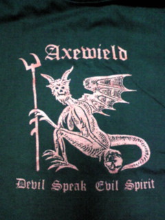  AXE WIELD Devil Speak Evil Sprit T-SHIRTS S/M/L 2000円_d0028657_8171598.jpg