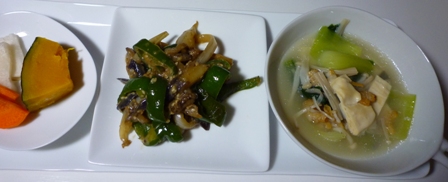 湯葉と野菜の葛煮..._b0093660_21533768.jpg