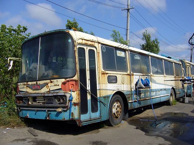 阿寒バス 廃車体 撮影劇場