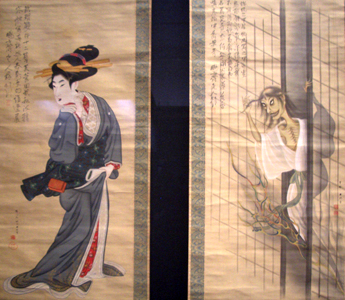 祇園井特の肉筆画 ＠東京国立博物館 本館 平常展 : Art & Bell