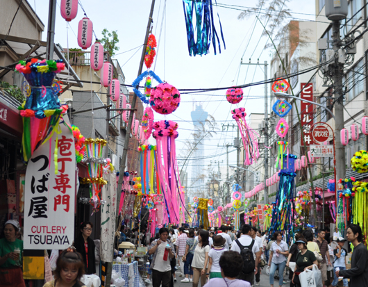 かっぱ橋で七夕祭り_f0219141_21121965.jpg