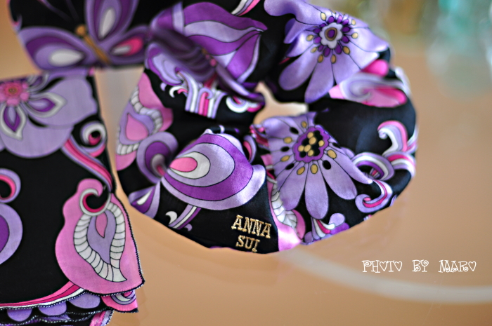 ANNA SUI のハンカチでシュシュとポーチを。。。♪♪_e0160417_2243782.jpg