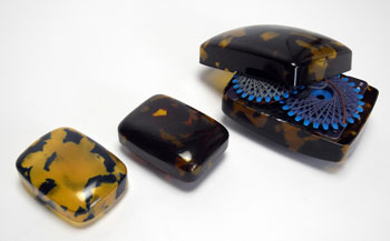 セルロイド　鼈甲　べっこう　筆箱　ケース　2個セット 昭和レトロ】セルロイド 筆箱 べっ甲柄 ペンケース - メルカリ