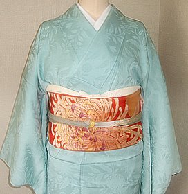 染めのきものと織りの帯?_f0205317_1222964.jpg