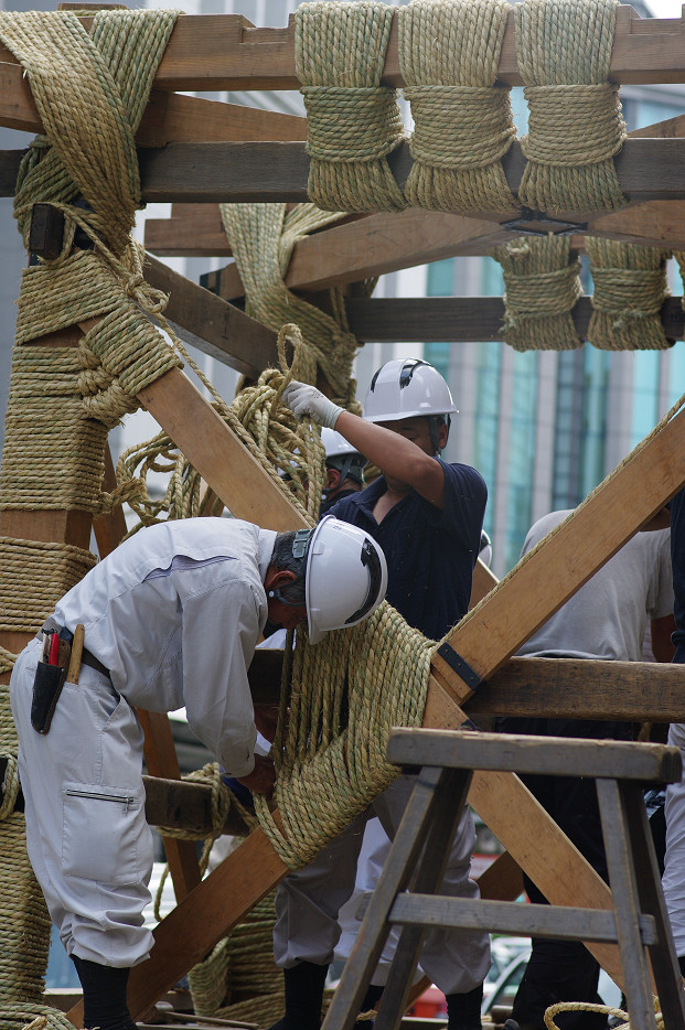 祇園祭　鉾建て．．．_f0152550_12395326.jpg