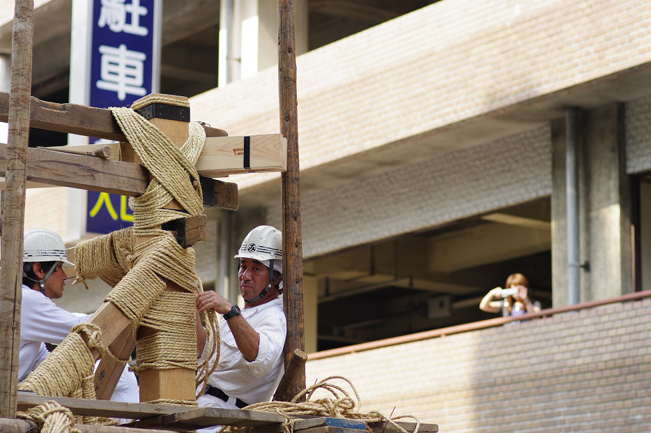 祇園祭　鉾建て．．．_f0152550_12421536.jpg