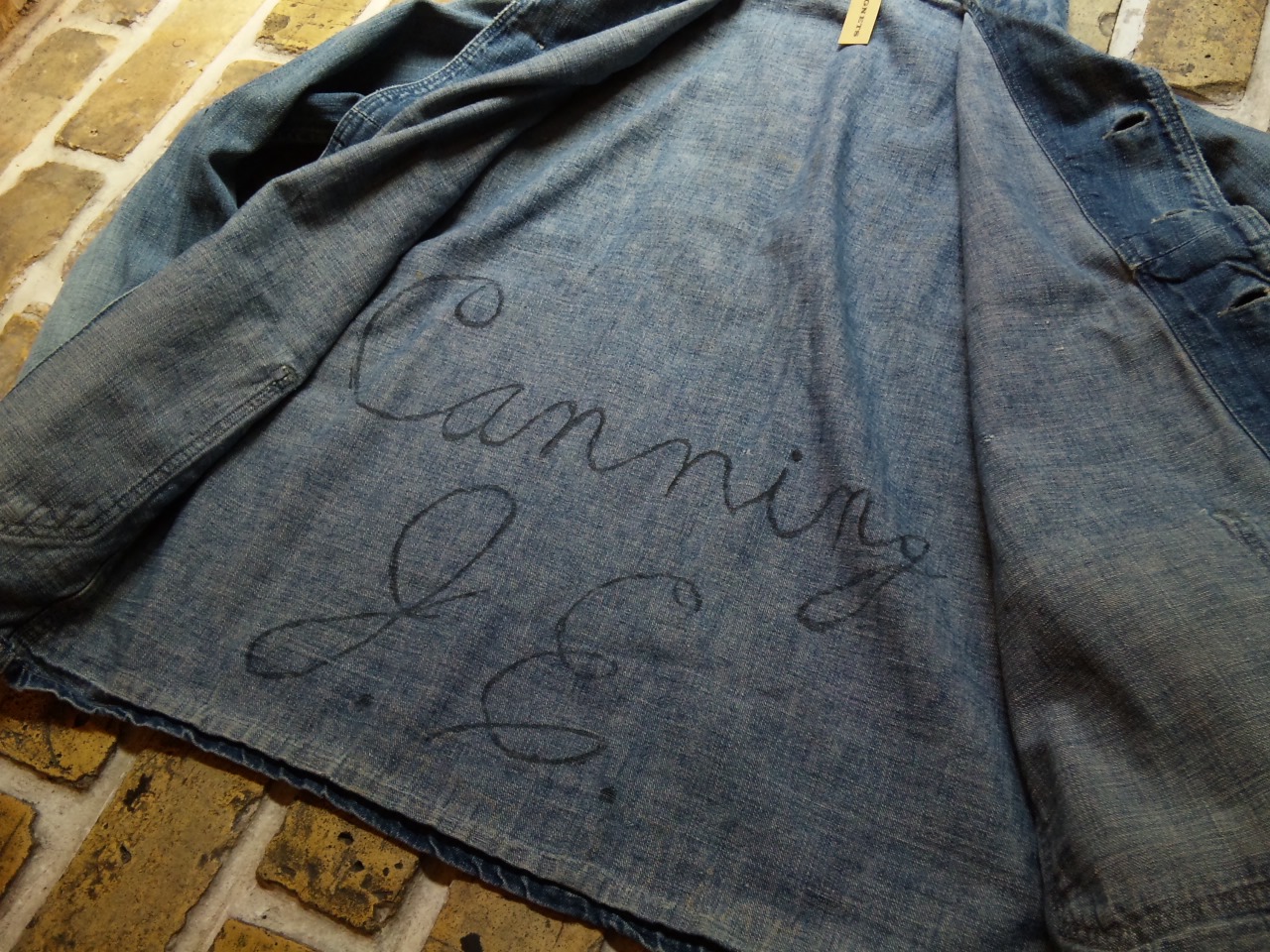 7/15(木)プチ入荷!!30s~40sUS Navy Shawl Collar Denim JKT_c0078587_17552090.jpg