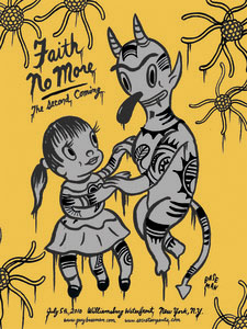 Faith No More -NY by Gary Baseman (Yellow Edition) _c0155077_1194835.jpg