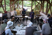 八杉千年の森イベント「本格派・炭焼き体験・窯だし 木炭アート」開催(その3)_e0061225_14171667.jpg