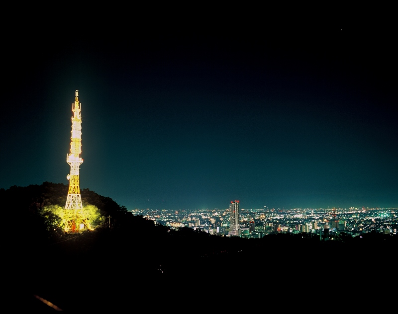 岐阜金華山のポジ夜景_a0118466_1111168.jpg