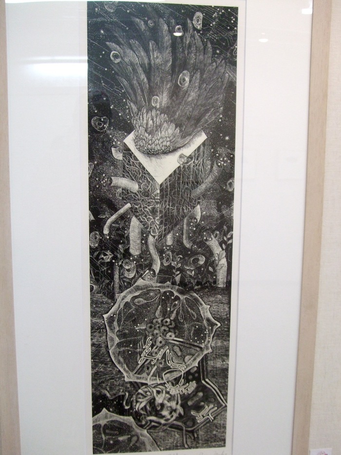 1302)　時計台　「三木蘭・小口木版画展」　終了・7月12日（月）～7月17日（土）    _f0126829_23181564.jpg