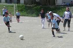 親子サッカー_e0172950_21455114.jpg