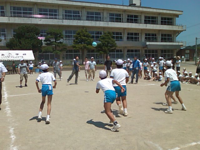 梅雨明け、防犯少年球技大会_e0068696_16361032.jpg