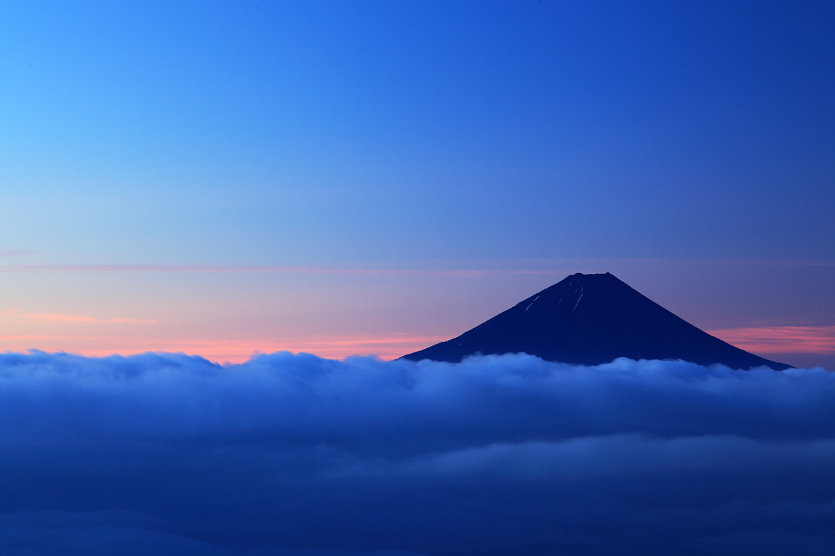 雲海の甘利山～朝景～_a0118466_045740.jpg