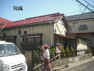 屋根塗装・・完成_f0031037_20433013.jpg