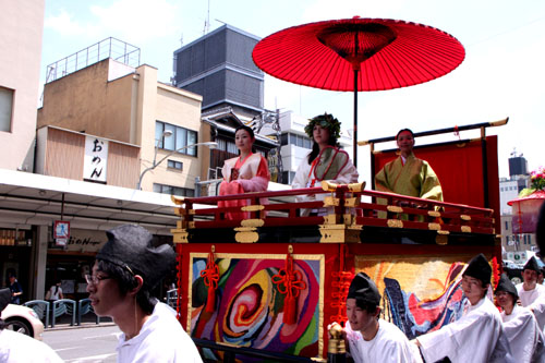 祇園祭り 花笠巡行_e0048413_1532268.jpg