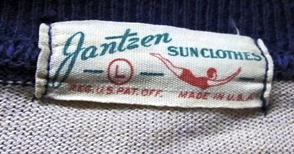 明日、７月２５日（日）入荷！！50’Ｓ　ジャンセン　太ボーダーＴシャツ！_c0144020_19595567.jpg