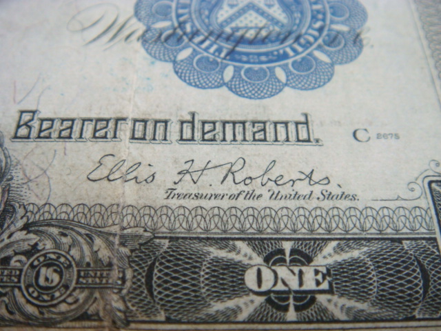 １１０年前のＵＳ１＄です。_e0181908_7564350.jpg