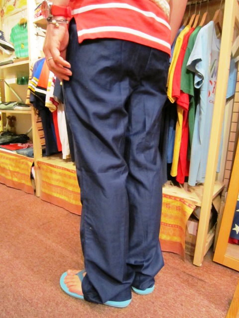 Used \"70\'s ITALIAN NAVY UTILITY PANTS\"_f0191324_0285558.jpg