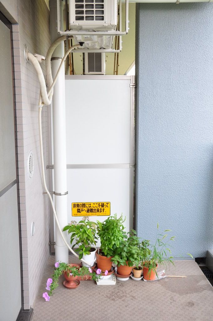 旅行中の植木の水やり 山の上から通信