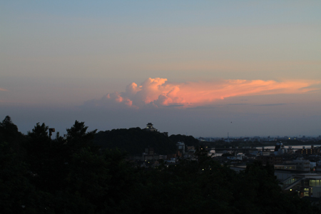 龍の形の雲 木曽川のほとりから 龍の形の雲 木曽川のほとりから