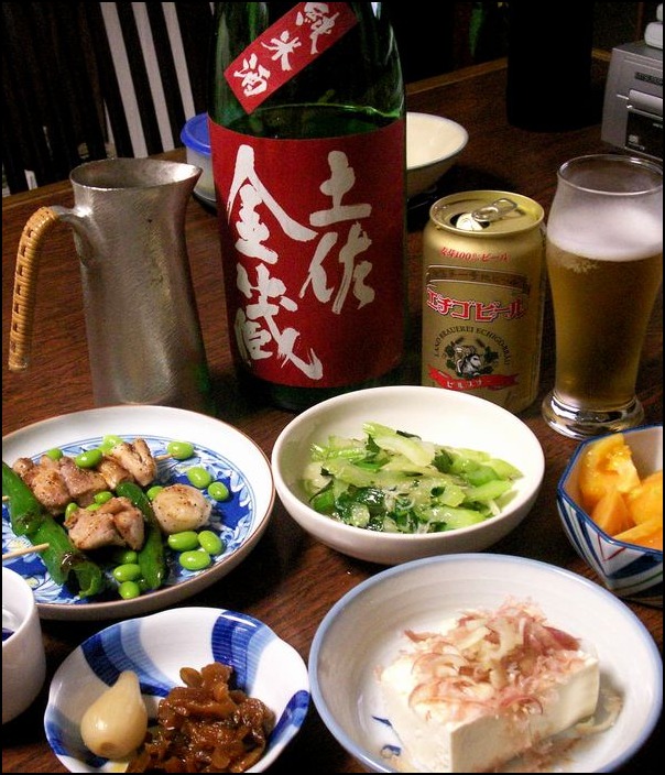 「　土佐金蔵 純米酒　エチゴビール　　　　２０１０．０７．２７　　　火　　　　　」_d0094543_2136576.jpg