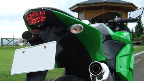 Ninja250R] LEDテールランプに交換してみた。 : n o t e s