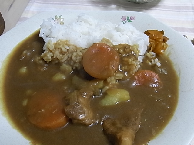 旅行帰りはカレー_a0170046_10545889.jpg