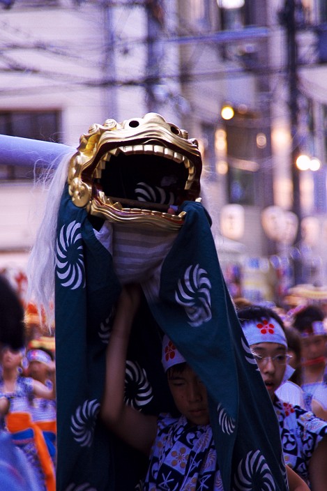 天神祭・宵宮スナップ・・・獅子_f0055513_658835.jpg