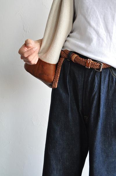 Bead Loom Leather Knit Belt_d0120442_12254492.jpg